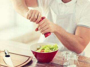 Durch die richtige Ernährung stellt ein Mann seine Potenz wieder her