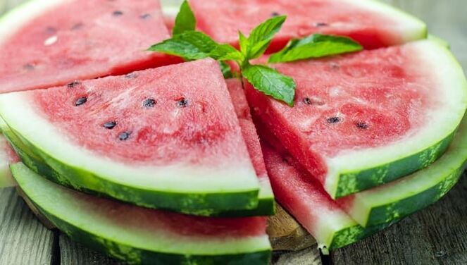 Wassermelone für die Potenz